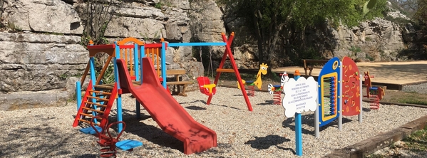 Aire de jeux camping